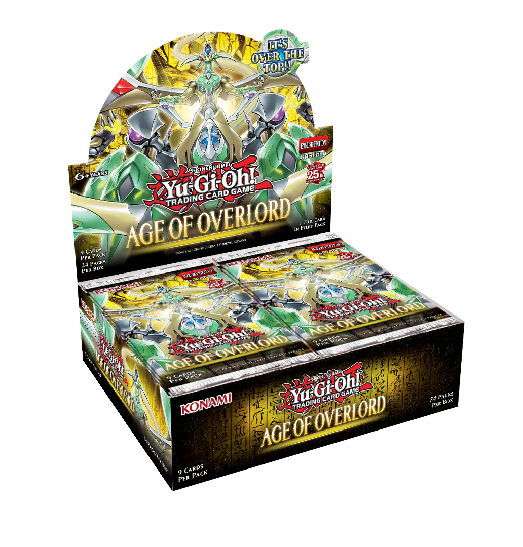 YGO Age of Overlord 1st Edition Organized Play (OP) Packs 200 CT (NOT A BOOSTER BOX)