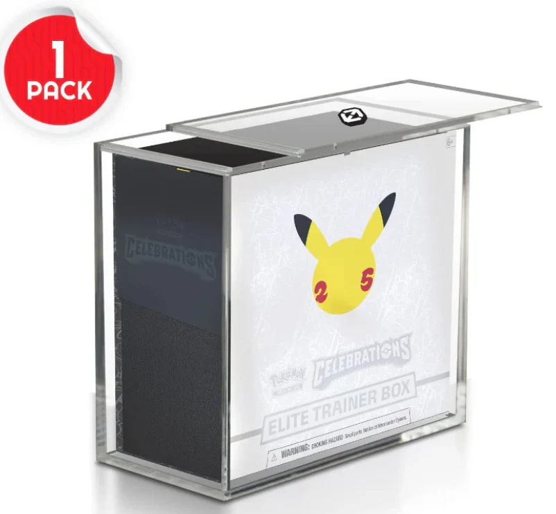 EVORETRO Pokemon ETB Acrylic Protector w/ Magnetic Lid (EVO-4500)
