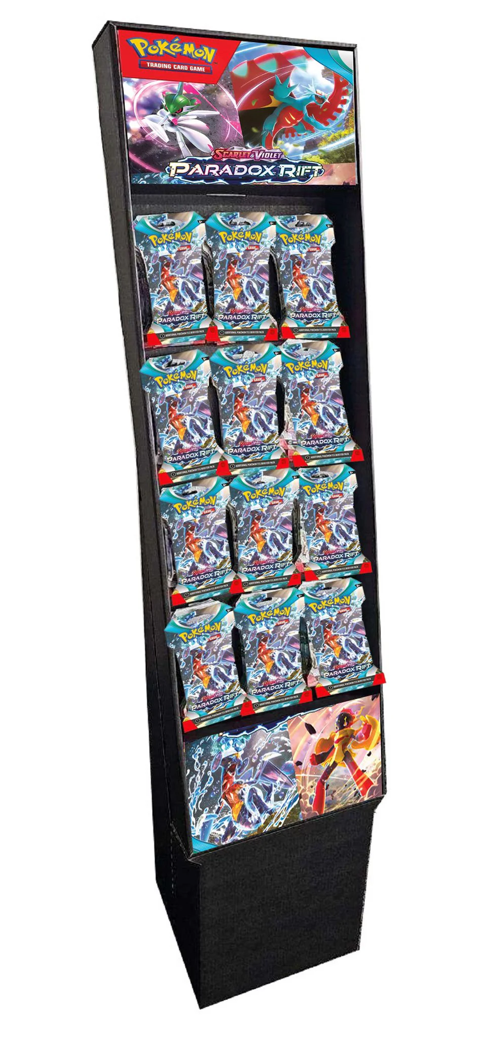 Pokemon SV5 Temporal Forces 96-Count Sleeved Booster Pre-Packed Floor Display (96 Sleeved Packs)