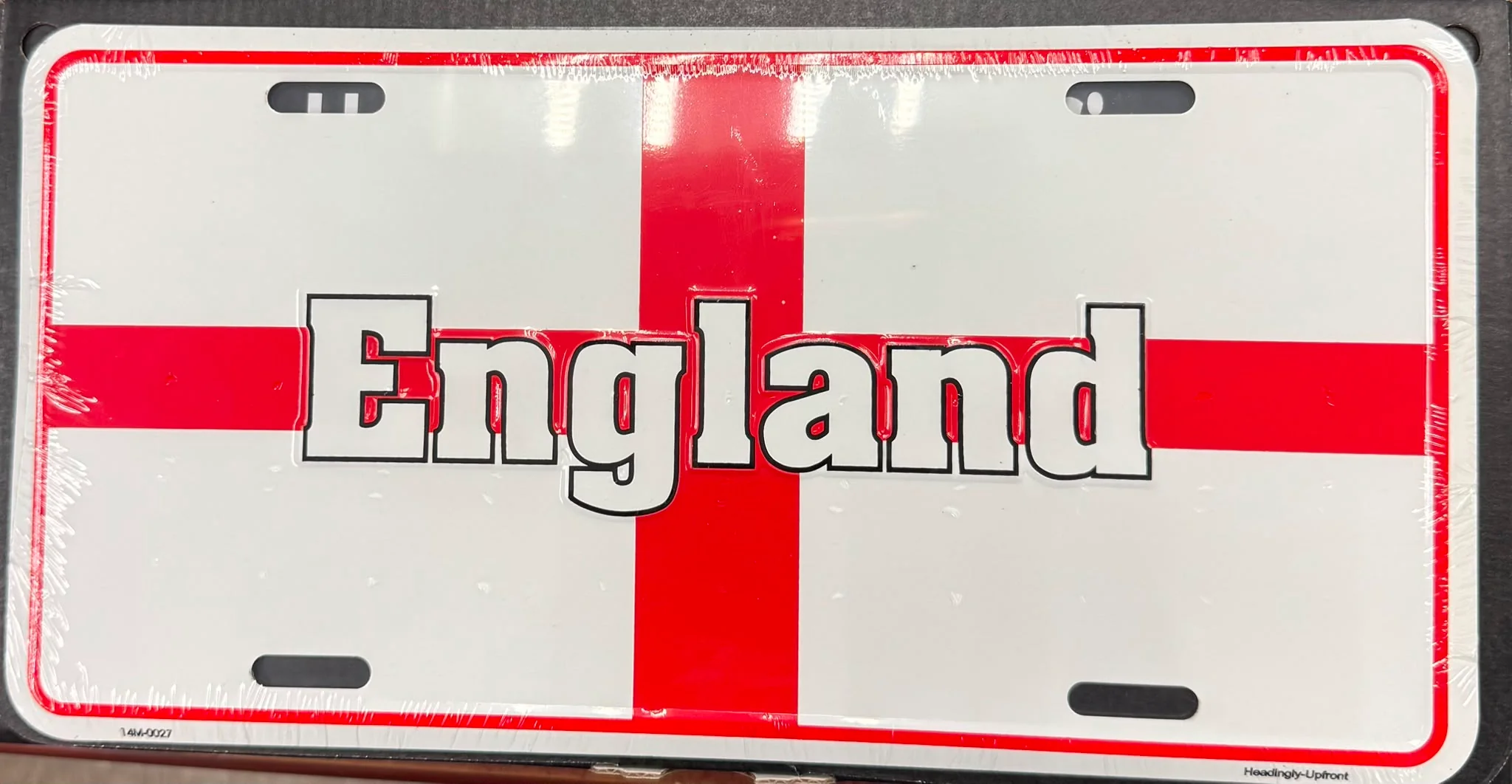 World Cup Soccer Fan Cave Sign - England